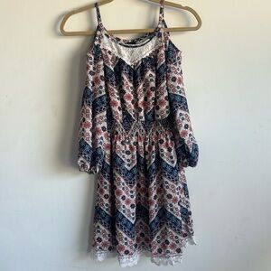 Girls size 14 open shoulder dress